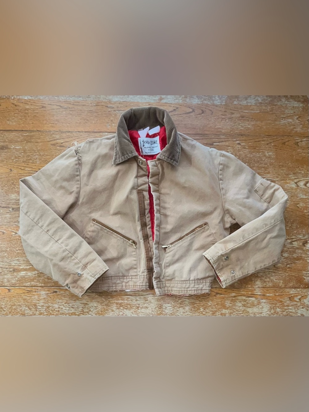 VINTAGE 80’s Walls Zero Zone Cropped Jacket